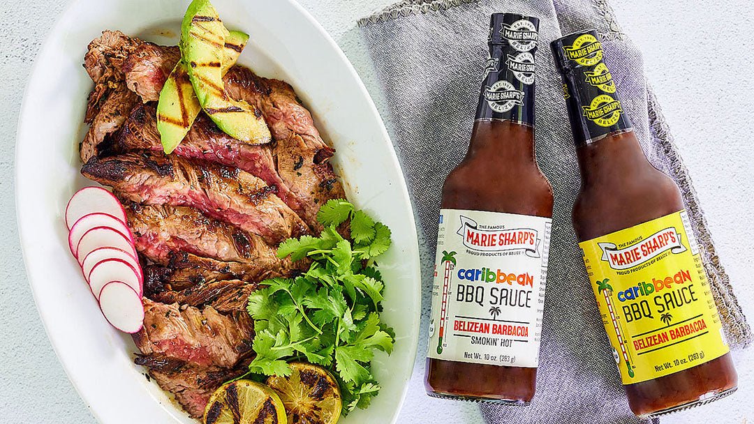 Carne Asada with Marie Sharp’s Belizean Barbacoa BBQ Sauce Smokin' Hot - Pepperheadz Company Store