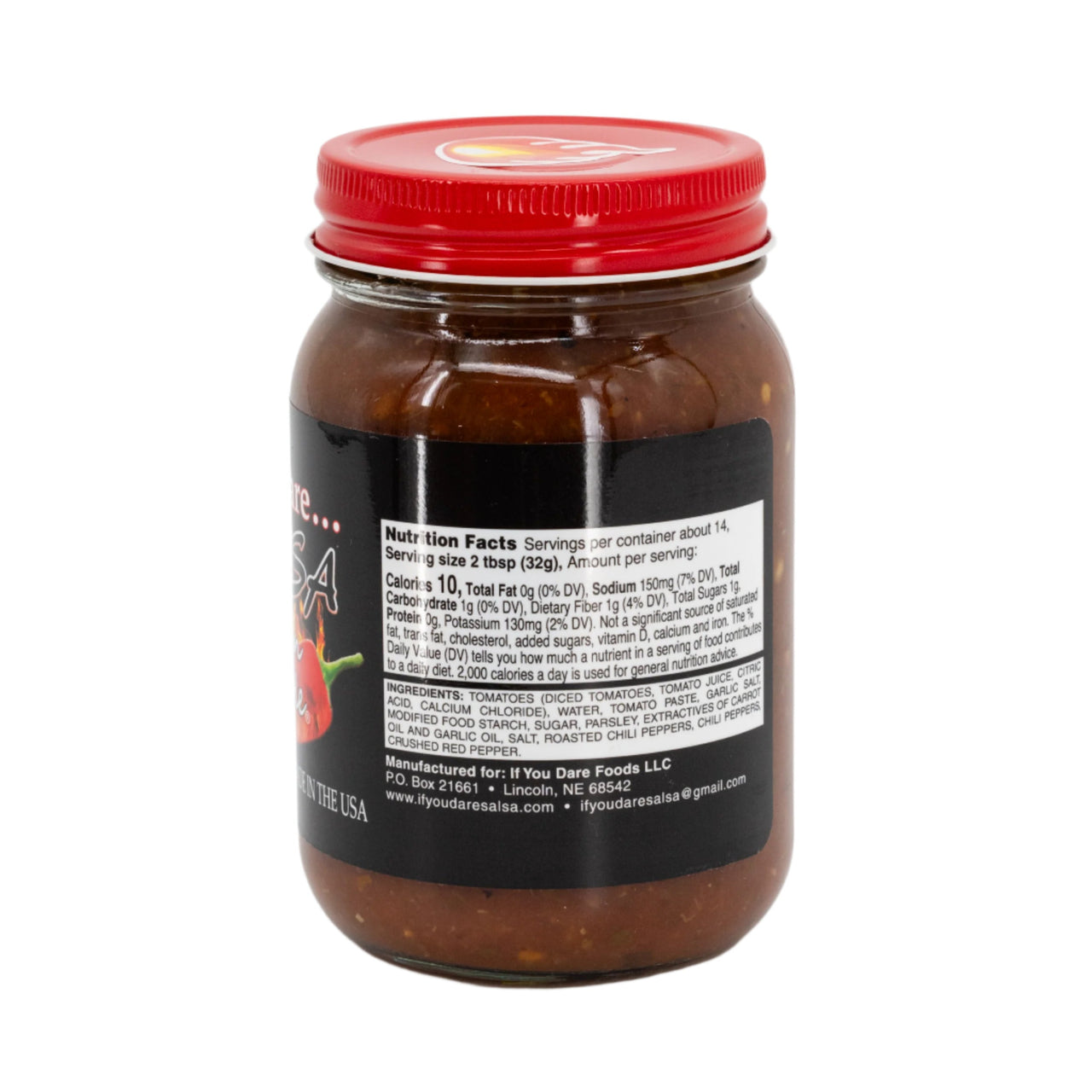 Fire In The Hole Spicy Salsa | 15.5 oz | If You Dare Foods