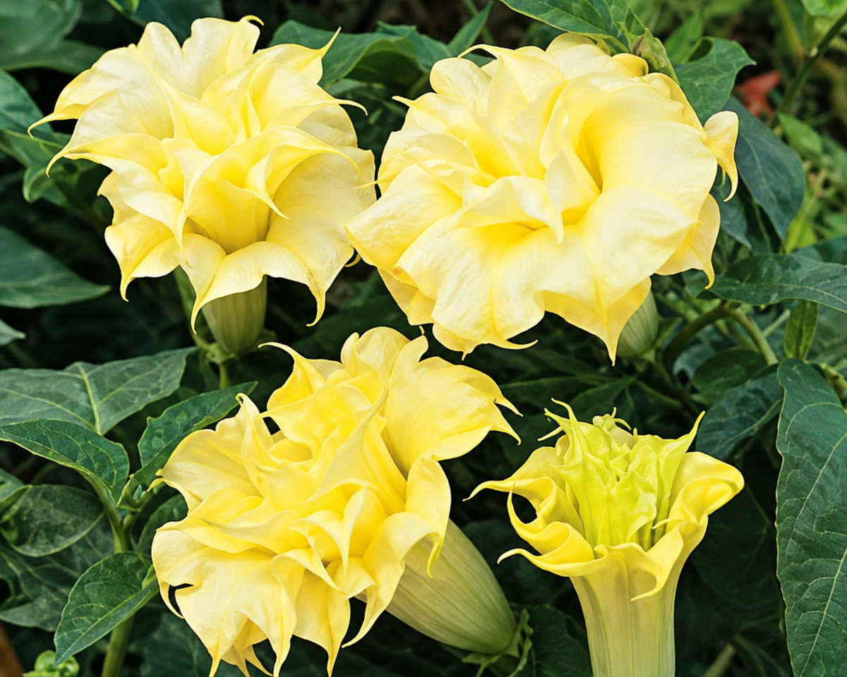 Double Golden Angels Trumpet Seeds