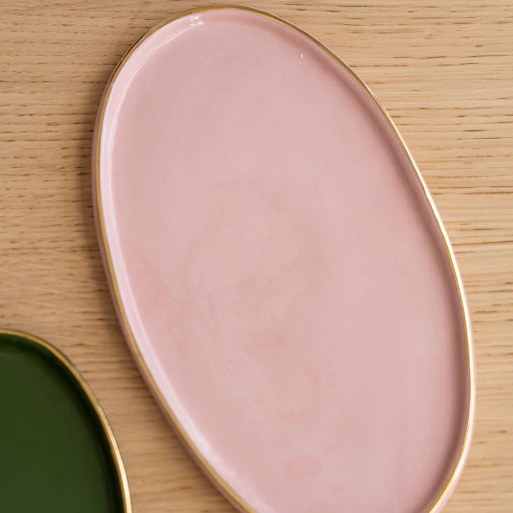 Handmade Ukrainian Porcelain Serving Platter
