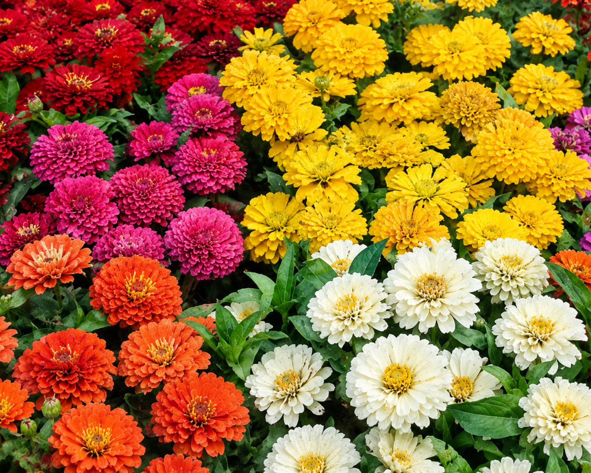 Dreamland Hybrid Mix Zinnia Seeds