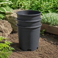 1 Gallon Pot (Black Plastic)