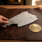 Santoku and Bunka Blade Blanks Set for Custom Kitchen Knives