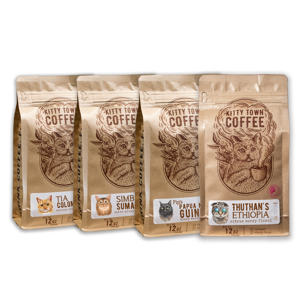 Single Origin Sampler: Simba, Tia, Pip & Thuthan
