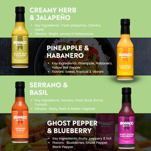 4-PACK HOT SAUCE BUNDLE