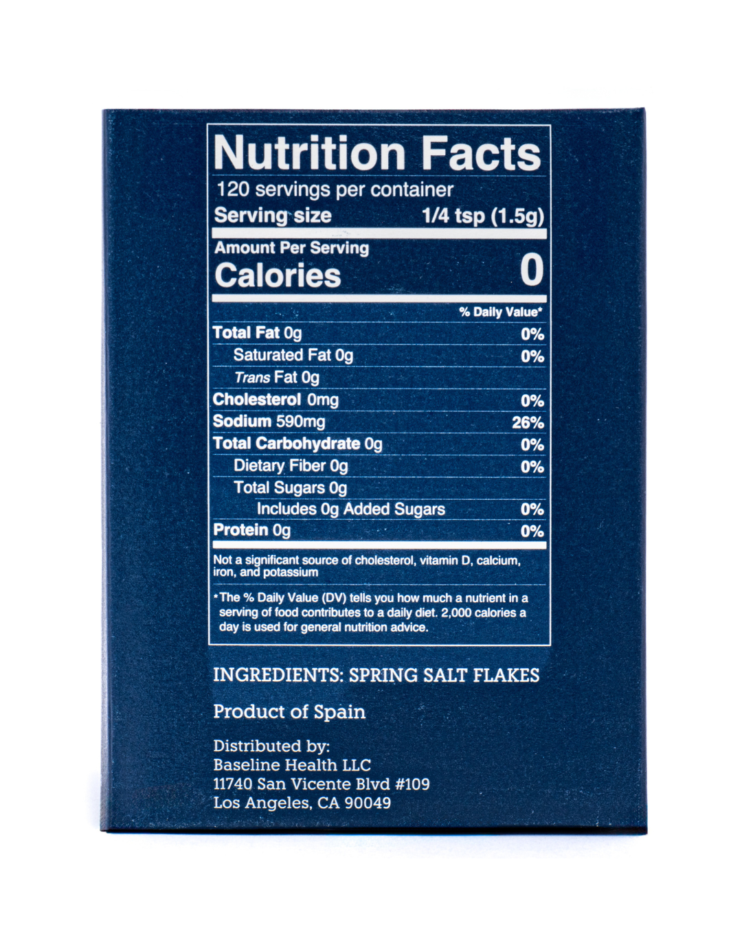 Flake Spring Salt (180g) - Microplastic Free