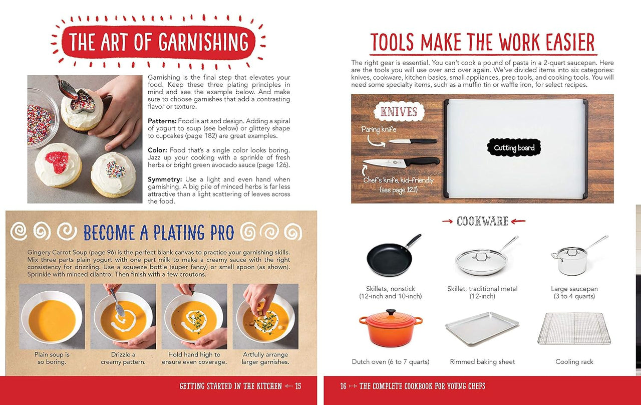 The Complete Cookbook for Young Chefs: 100+ Recipes that You'll Love to Cook and Eat (Spiral Bound)