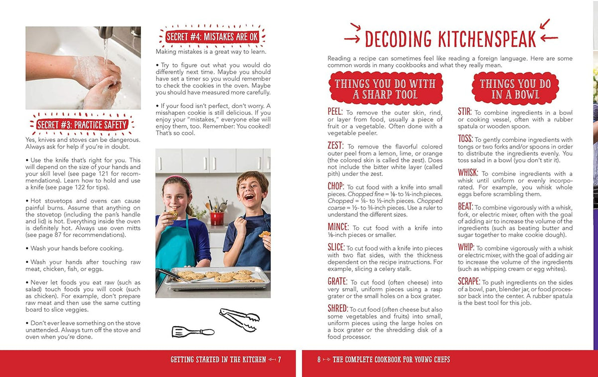The Complete Cookbook for Young Chefs: 100+ Recipes that You'll Love to Cook and Eat (Spiral Bound)