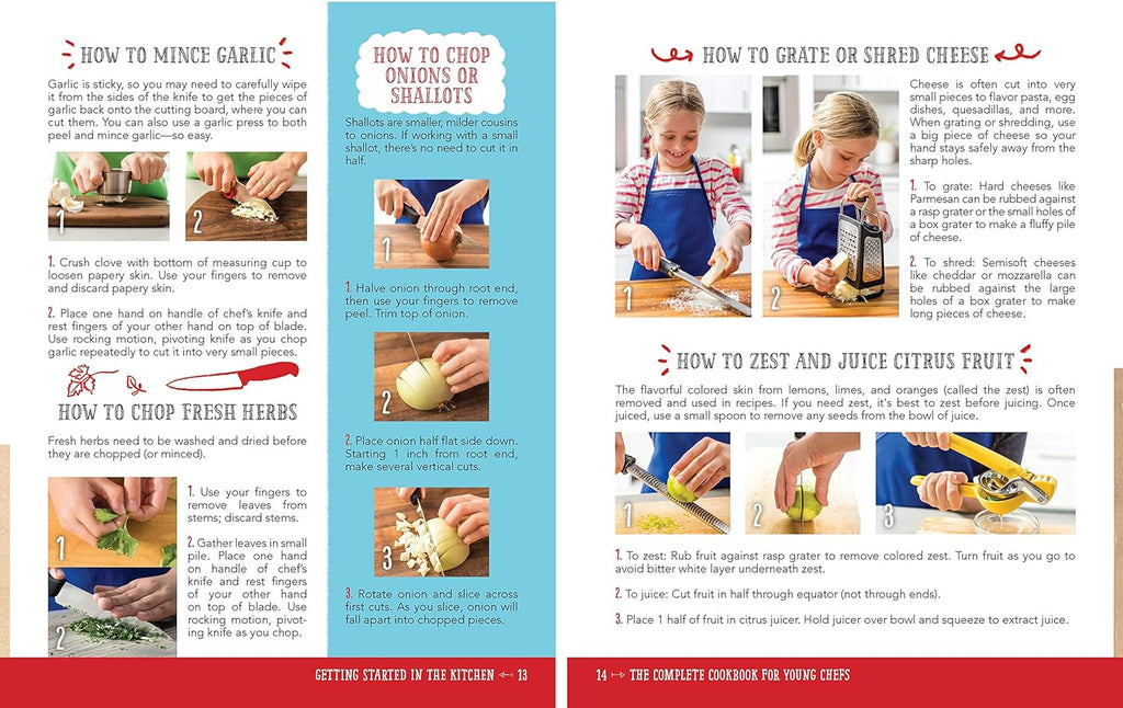 The Complete Cookbook for Young Chefs: 100+ Recipes that You'll Love to Cook and Eat (Spiral Bound)