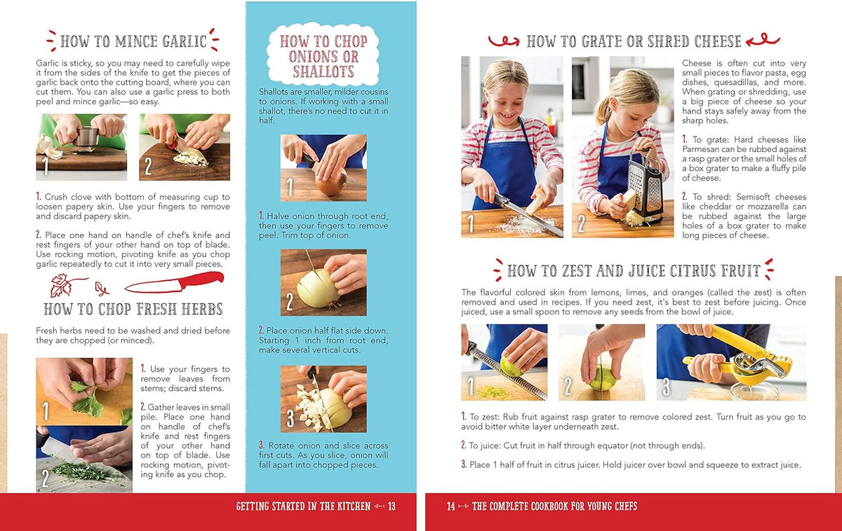 The Complete Cookbook for Young Chefs: 100+ Recipes that You'll Love to Cook and Eat (Spiral Bound)