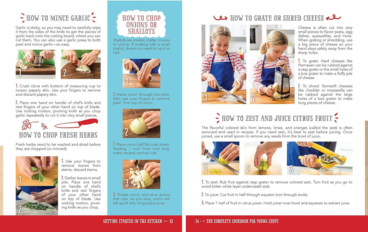 The Complete Cookbook for Young Chefs: 100+ Recipes that You'll Love to Cook and Eat (Spiral Bound)