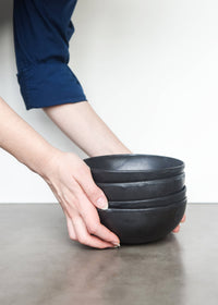Handmade Ukrainian Matte Stoneware Bowls