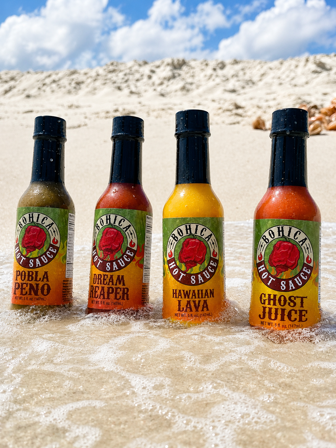 Bohica Hot Sauce - The Set (4 Pack)