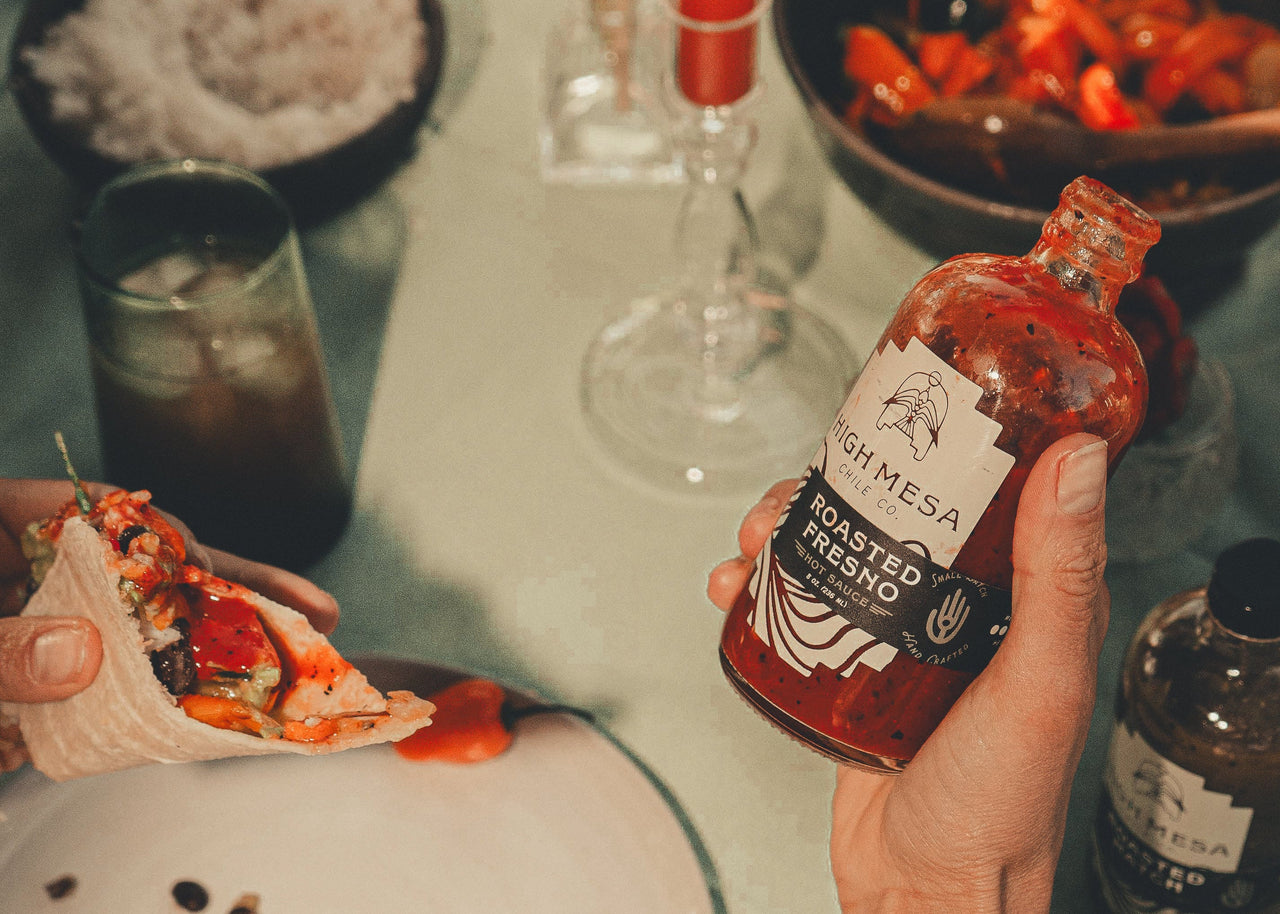 Roasted Fresno Hot Sauce