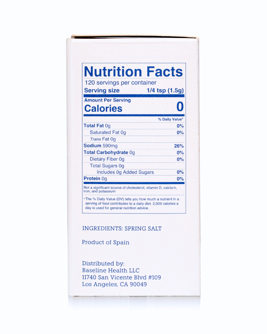 Fleur de Sel Spring Salt (180g) - Microplastic Free