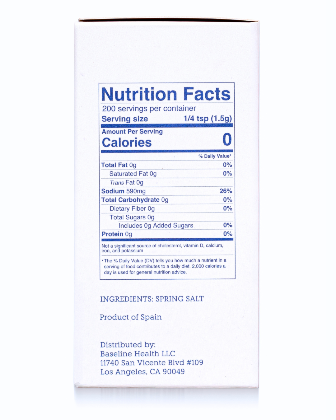 Fine Spring Salt (300g) - Microplastic Free