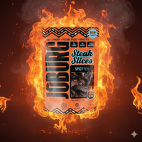 Spicy Peri Peri Beef Biltong Steak Slices - 12 Pack