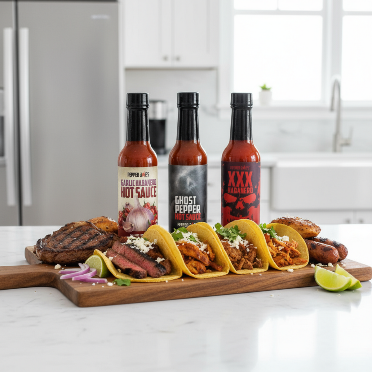 Pepper Joe's Hottest Hot Sauce Gift Box - 6-Pack Super Hot Variety Set