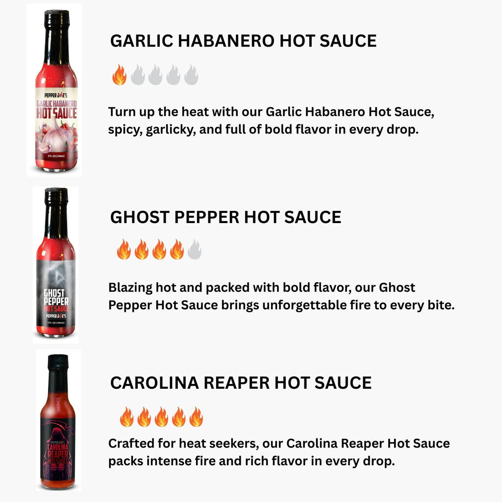 Pepper Joe's Hottest Hot Sauce Gift Box - 6-Pack Super Hot Variety Set