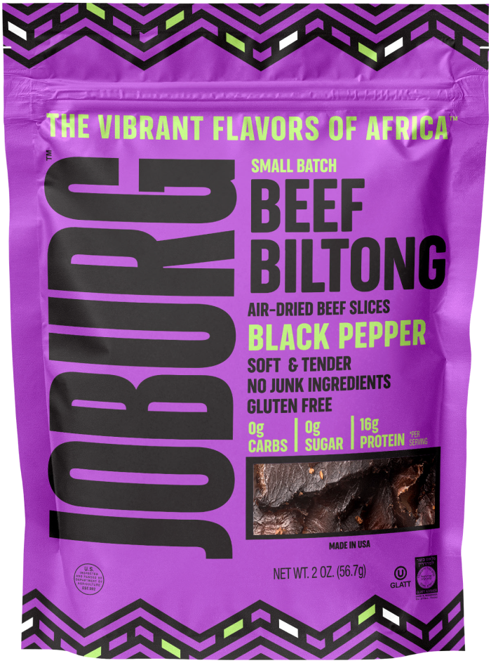 Black Pepper Beef Biltong Steak Slices