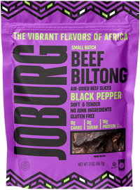 Thumbnail for Black Pepper Beef Biltong Steak Slices