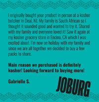 Spicy Peri Peri Beef Biltong Steak Slices