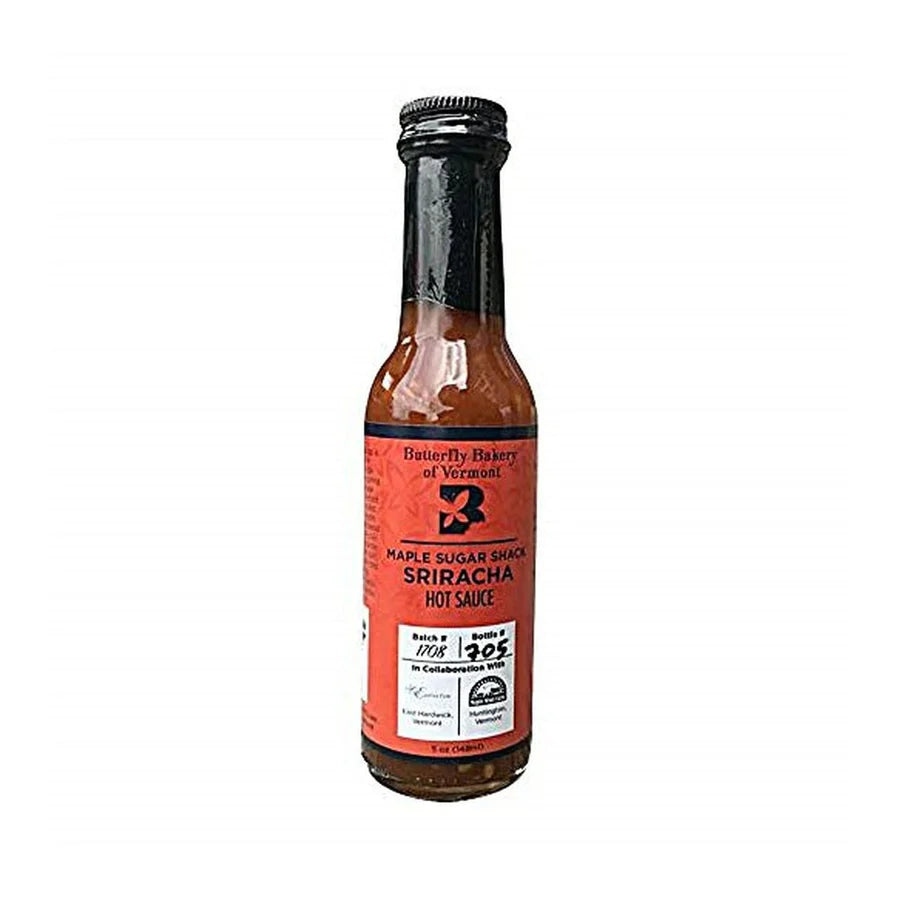 Butterfly Bakery Maple Sugar Shack Sriracha Hot Sauce 5 oz.