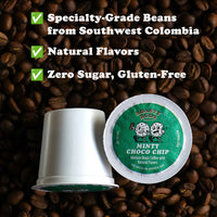 Minty Choco Chip Coffee Pods