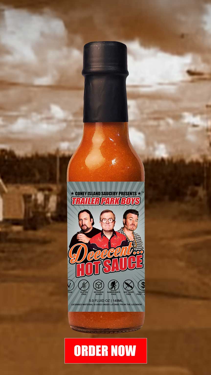 Coney Island Saucery Trailer Park Boys - Deeecent Hot Sauce 5oz