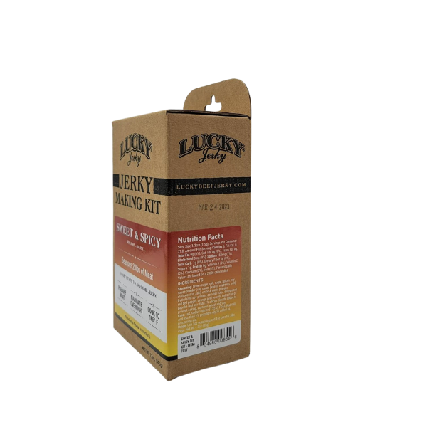 Jerky Making Kit | Pack of 3 | 12 oz. Box | Sweet & Spicy Flavor | Perfect Blend Of Teriyaki, Brown Sugar, & A Dash Of Red Pepper Heat  | Detailed Instructions Included | Sweet And Savory Flavor | Fun Family Project | Seasons 20 LBS. Of Meat
