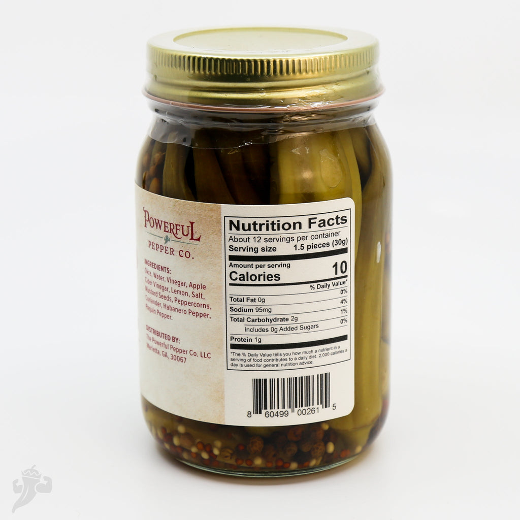 HOT Pickled Okra