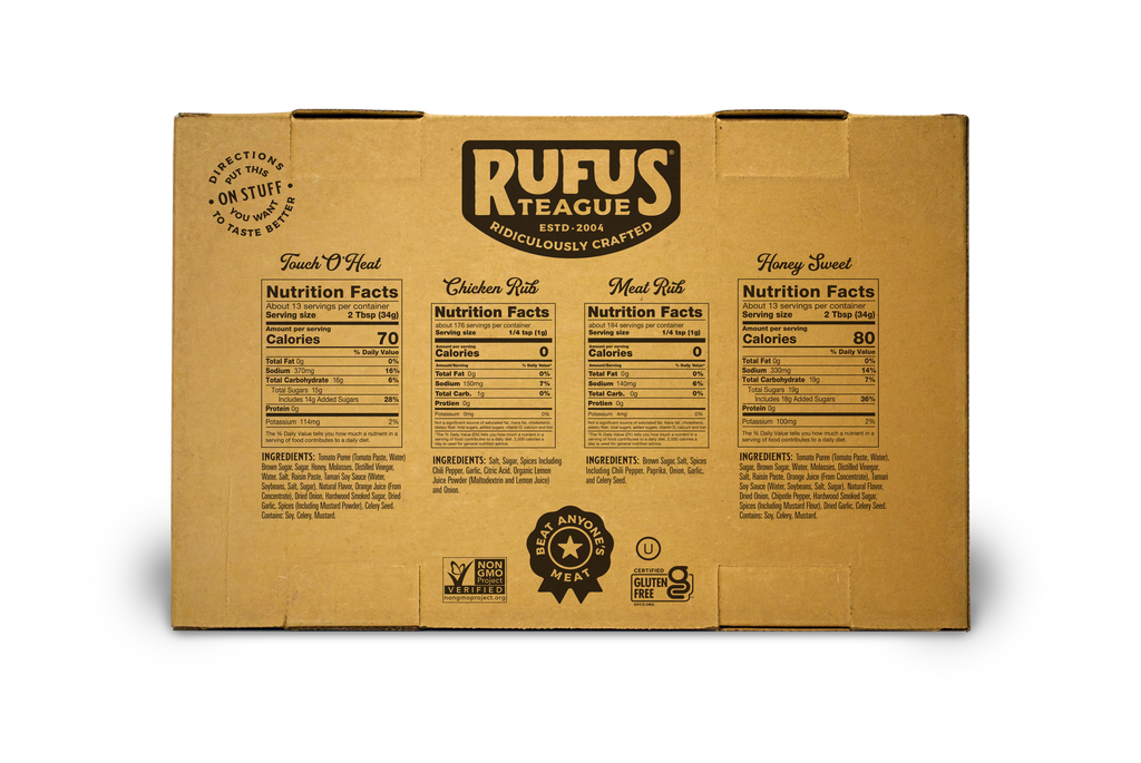 SAUCIN' & RUBBIN' KIT (4 pack)