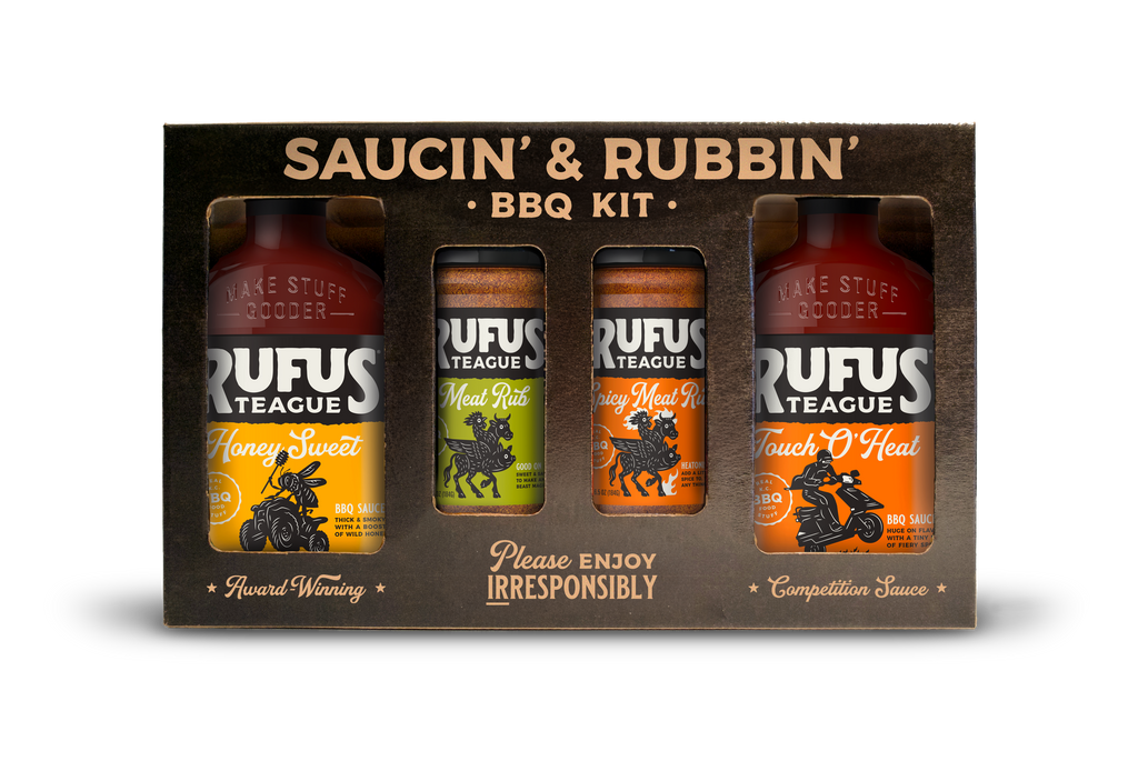 SAUCIN' & RUBBIN' KIT (4 pack)