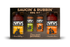SAUCIN' & RUBBIN' KIT (4 pack)