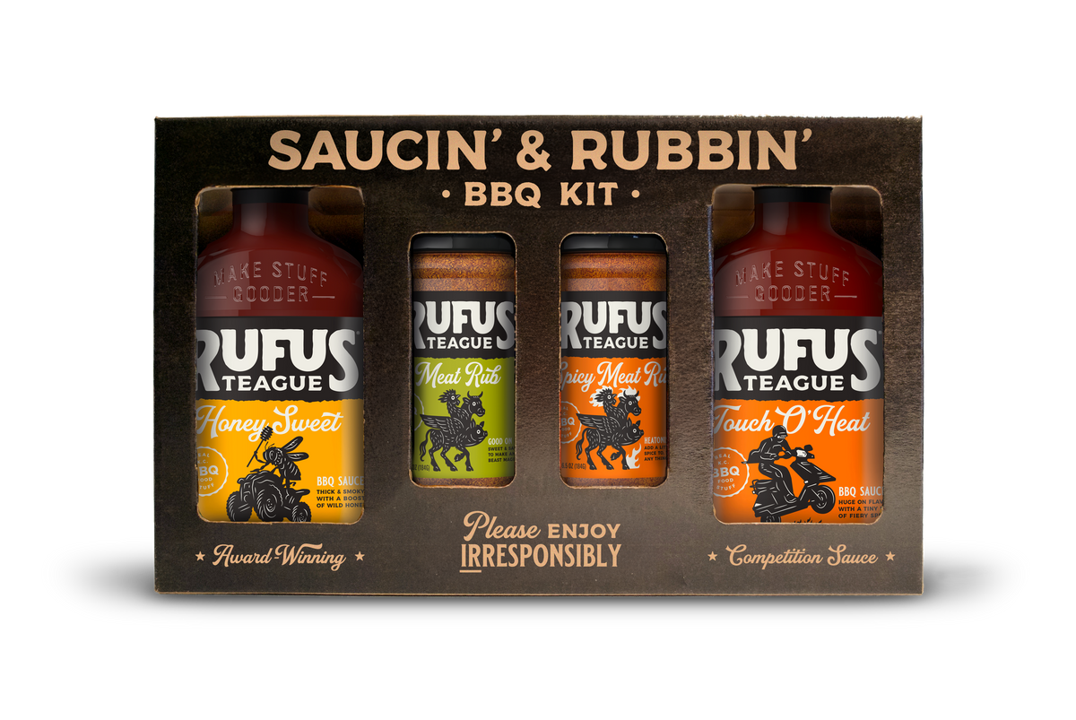 SAUCIN' & RUBBIN' KIT (4 pack)