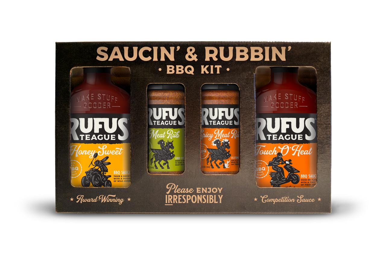 SAUCIN' & RUBBIN' KIT (4 pack)