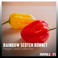 Thumbnail for Rainbow Scotch Bonnet Pepper Seed Collection