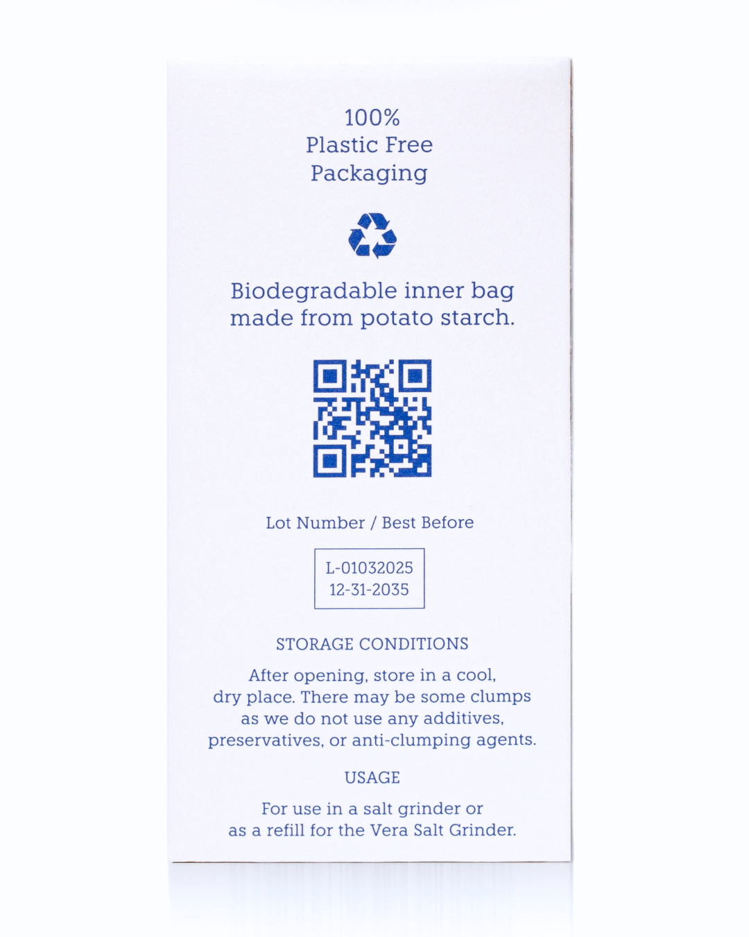 Salt Crystal Grinder Refill (350g) - Microplastic Free