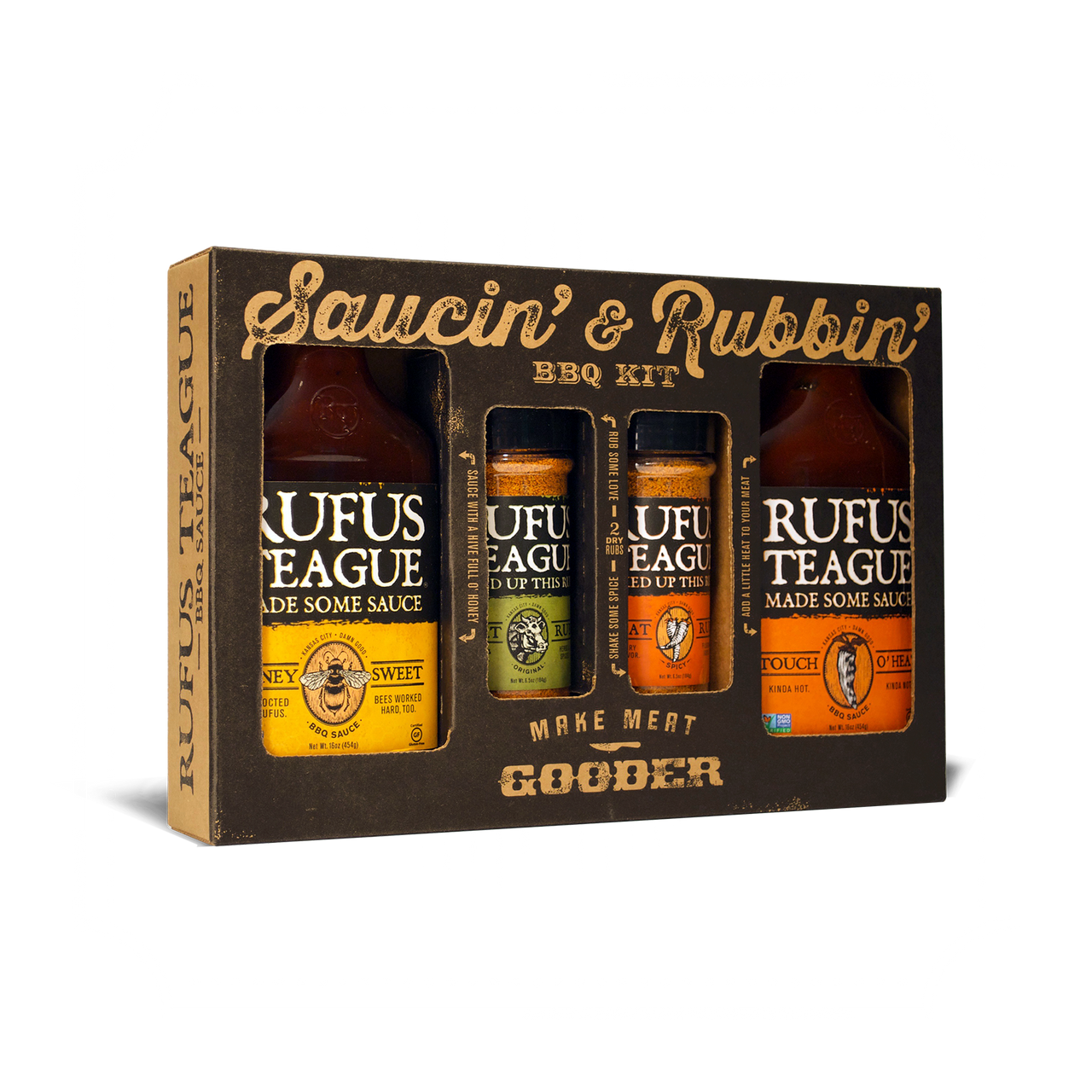 SAUCIN' & RUBBIN' KIT (4 pack)