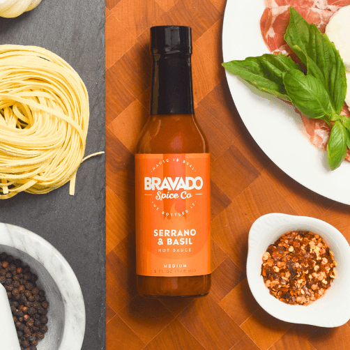 SERRANO & BASIL HOT SAUCE