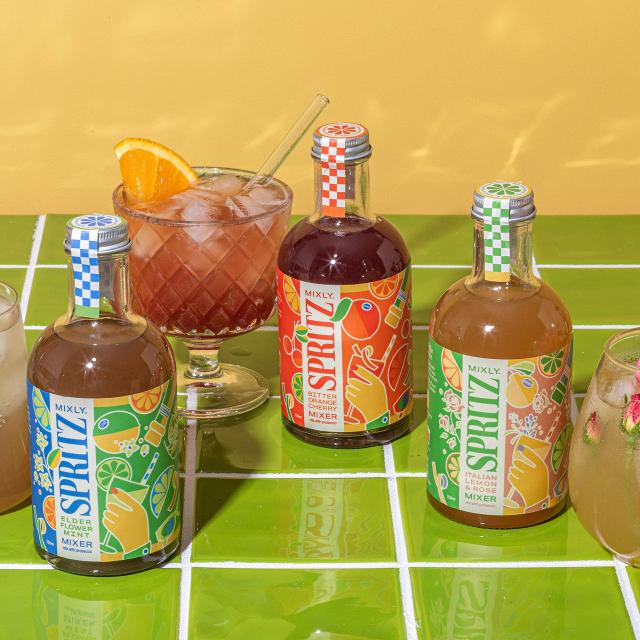 Elderflower Mint Spritz Mixer