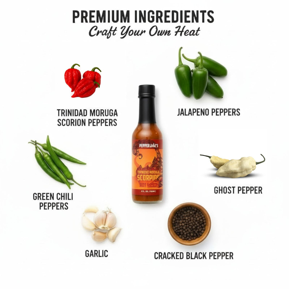 Trinidad Moruga Scorpion Hot Sauce - 5 oz