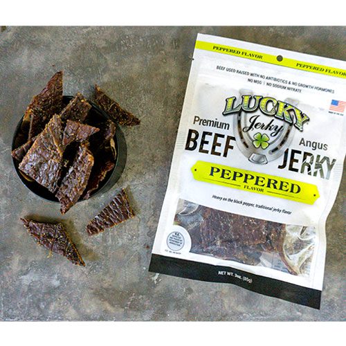 Black Pepper Beef Jerky | 3 oz. Bag | Big, Bold Flavor | Tender Jerky | Made in Holdrege, NE | Nebraska Star Beef
