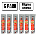Red Pepper Beef Stick | 1.25 oz. | Perfectly Cooked Hot, Sweet, & Premium All Natural Beef | Spice Lovers | Spicy Snack | All Natural | Nebraska Beef | Expertly Cooked & Seasoned | Lean, Tender Beef | 6 Pack | Shipping Included