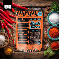 Spicy Peri Peri Beef Biltong Steak Slices