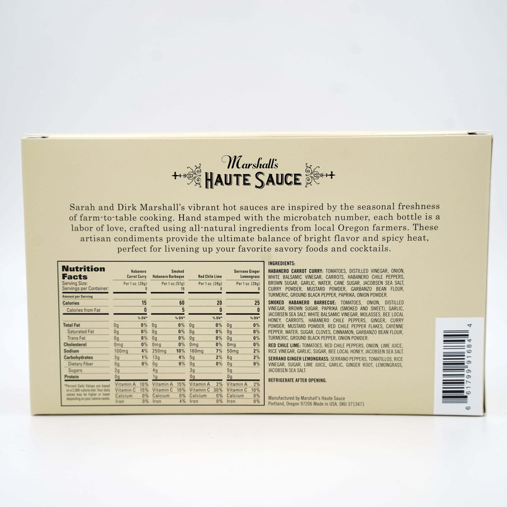 A Haute Sauce Gift Set - Marshall's Haute Sauce - Cooking Gifts For Men and Women