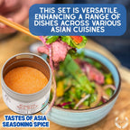 Asian Seasonings Gift Set - Tastes of Asia - Artisanal Spice Blends Six Pack