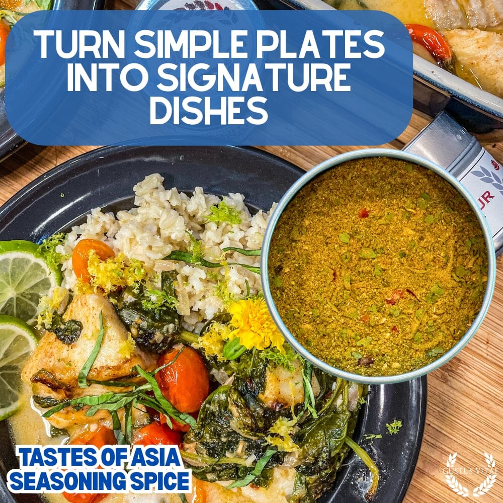 Asian Seasonings Gift Set - Tastes of Asia - Artisanal Spice Blends Six Pack