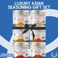 Asian Seasonings Gift Set - Tastes of Asia - Artisanal Spice Blends Six Pack