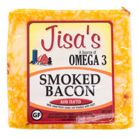 Best Nebraska Farmstead Cheese 6 Piece Sampler | Garlic Pepper, Cheddar, Havarti, Jalapeno, Spinach & Artichoke, Bacon | Hand-Cut and Carefully Aged